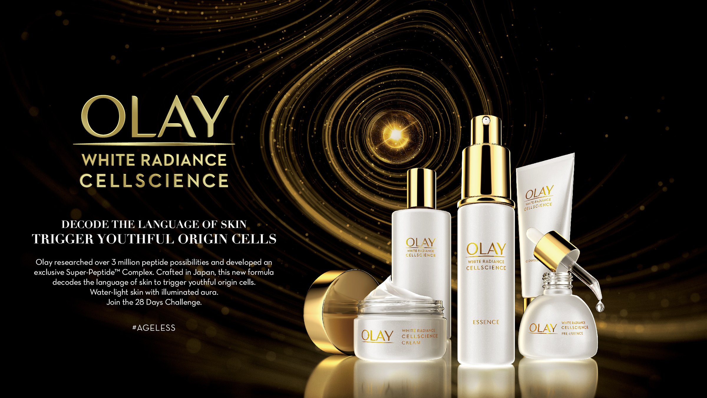 Olay CellScience Magic key visual, China launch 2017